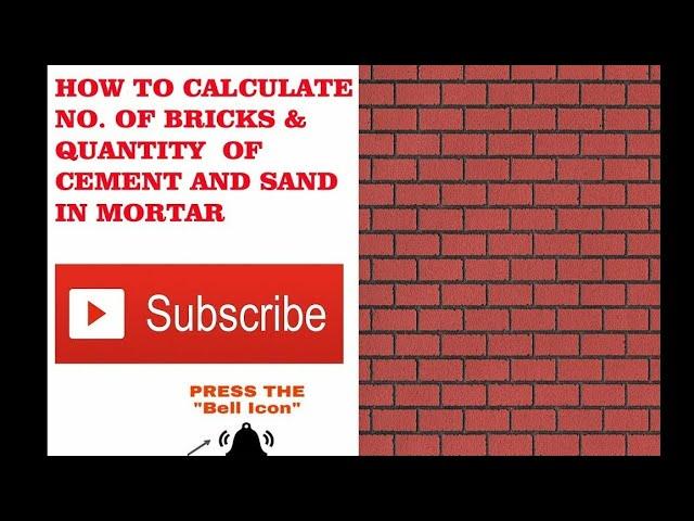 How to calculate the No. Of bricks in one cubic meter