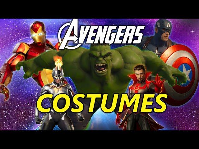 The Costumes of Midnight Suns: The Avengers