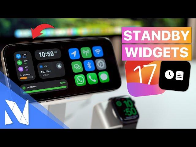 Die BESTEN iOS 17 Standby Widgets!  | Nils-Hendrik Welk