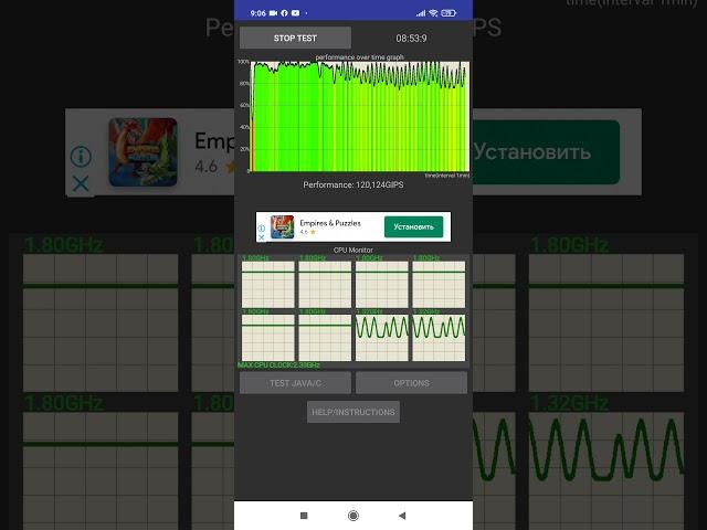 test throttling тест тротлинг poco x3 nfc