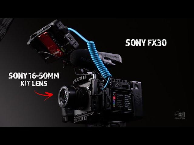 Sony 16-50 Kit Lens on the Sony FX30