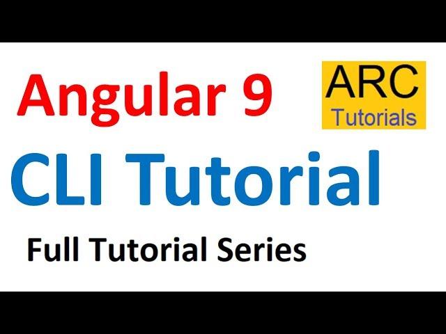 Angular 9 Tutorial For Beginners #7 - Angular CLI