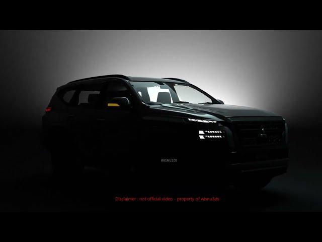 Teaser All New Mitsubishi Pajero Sport - Based on XRT concept