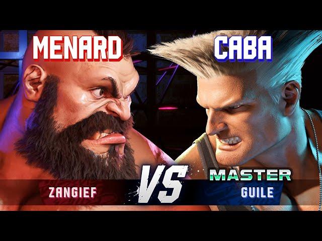 SF6 ▰ MENARD (Zangief) vs CABA (Guile) ▰ High Level Gameplay