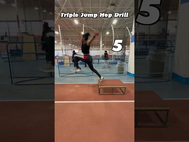 Triple Jump Hop Drill #shorts | Olivia Henry Two