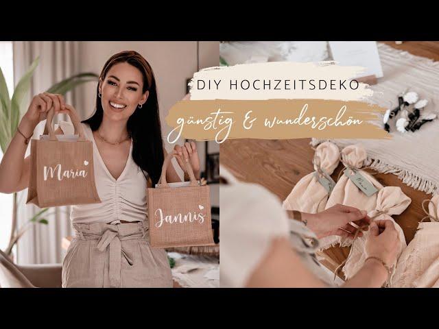 HOCHZEITS-DIY | Hochzeitsdeko einfach & günstig selbst machen | Greenery Wedding | DieHeydas