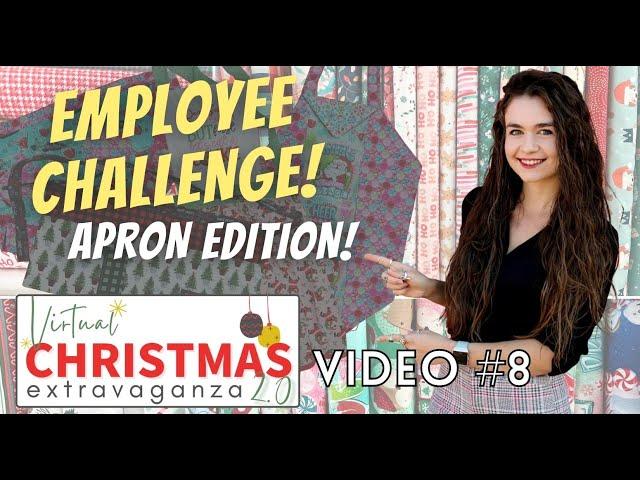 Virtual Christmas Extravaganza 2.0 Video #8: Employee Apron Challenge!!!