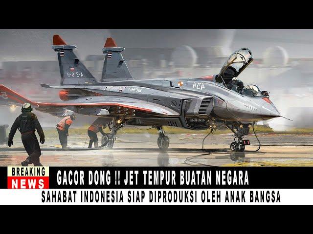 GACOR DONG !! JET TEMPUR BUATAN NEGARA SAHABAT INDONESIA SIAP DIPRODUKSI OLEH ANAK BANGSA