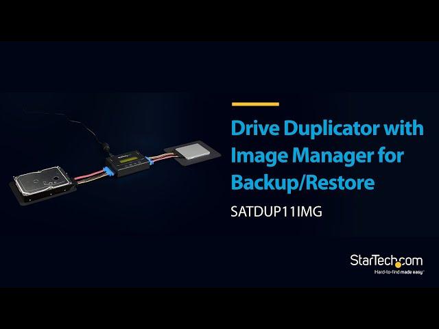 Drive Duplicator with Disk Image Manager | StarTech.com