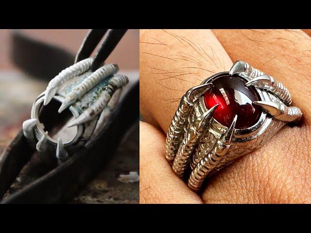 claw ring making - how it's made jewelry