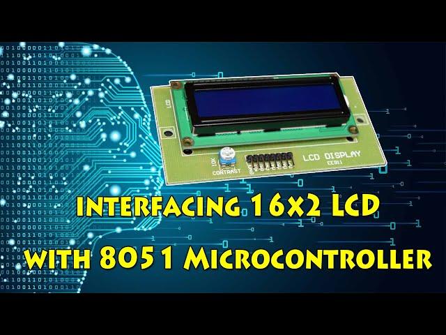 16x2 LCD interfacing with 8051 | program for LCD | 8051 tutorial in tamil