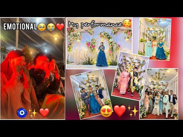 MY PERFORMANCE MADE HER EMOTIONAL️~ Best friend engagement party || it’s me Muskan ||