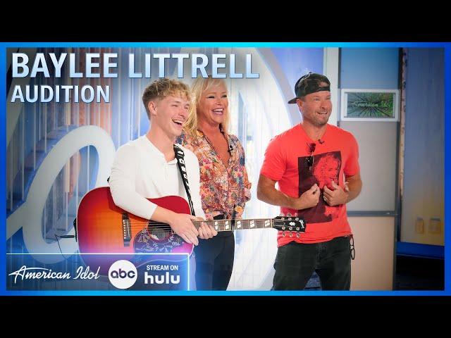 Baylee Littrell Auditions With Original Song & Duets with Backstreet Boy Dad Brian! | American Idol