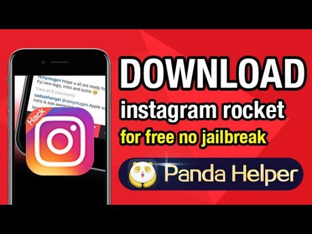 Download Instagram Rocket Without Jailbreak (Save Photos/Videos to Camera Roll) for FREE on iOS