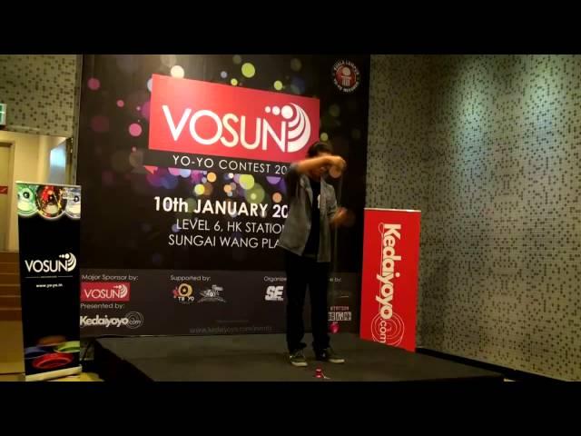 Vosun Yo-Yo Contest 2015 5th Place Rafeq Aziz