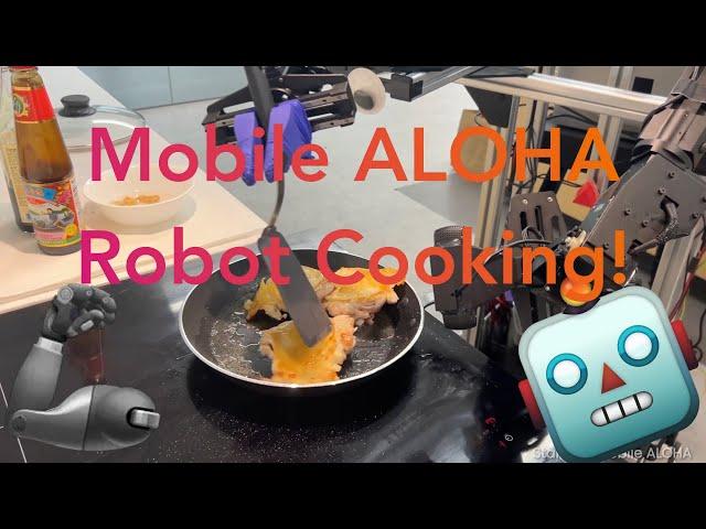 Mobile ALOHA Robot - Teleoperating a 3-Course Cantonese Meal