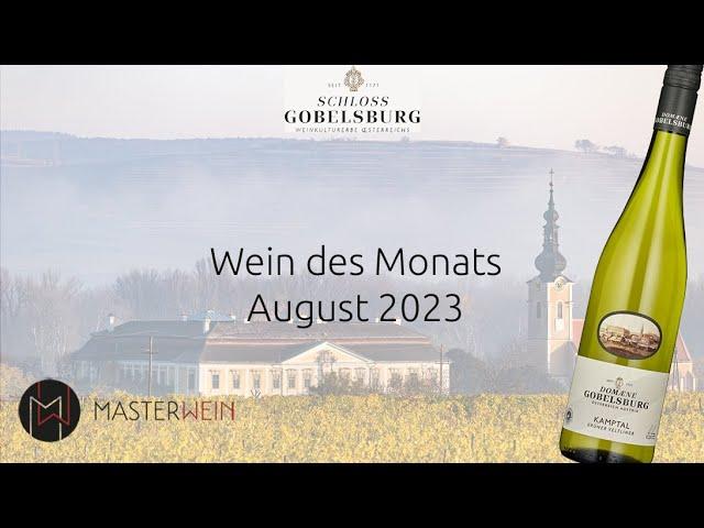 MASTERWEIN - Wein des Monats August: Kamptal Grüner Veltliner von Schloss Gobelsburg (Österreich)