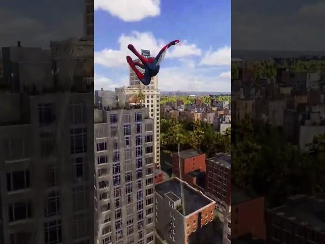 SPIDERMAN GOT WINGS FOR THE FIRST TIME AND THIS HAPPENED #ps5 #spiderman2