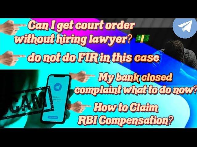 Telegram Scam | Task Scam | Telegram hacked account Recovery| Bank Compensation| Do not do FIR