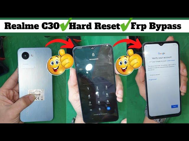 Realme C30 Hard Reset |Frp Bypass Without Pc Last Security 2022