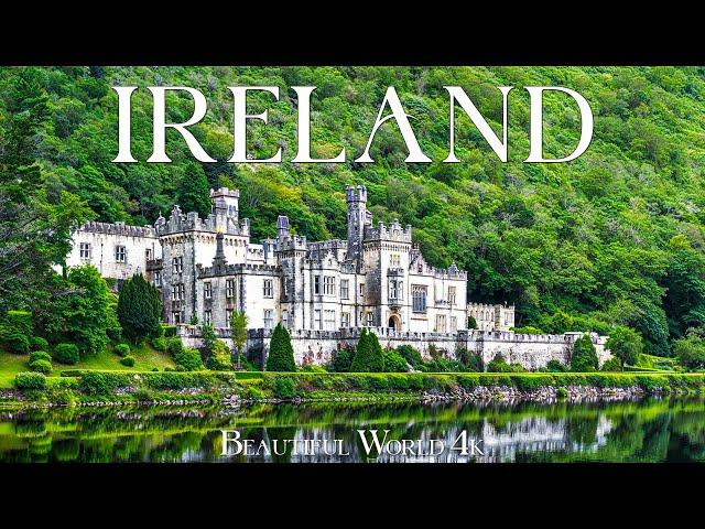 Ireland 4K • Explore Majestic Cliffs, Lush Countryside, and Enchanting Castles • 4K VIDEO HD