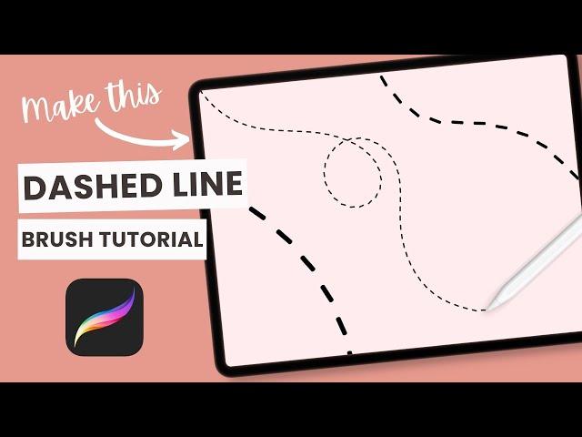 Easy Dash Line Brush: Step By Step Procreate Tutorial (with FREE Download)