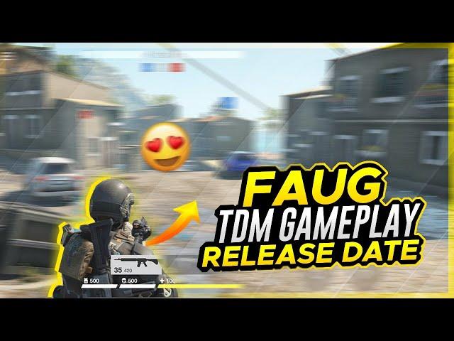 Faug tdm gameplay release date | faug tdm gameplay | faug tdm | indic gamer yt