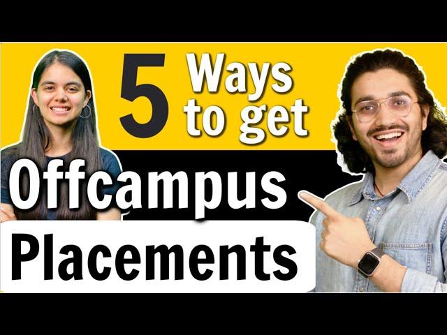 Off Campus Placements | 5 Best Ways to search for Jobs Online