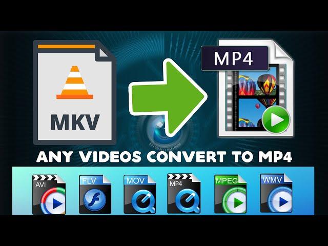 How to convert MKV To MP4 Video || Without Quality loss 2022