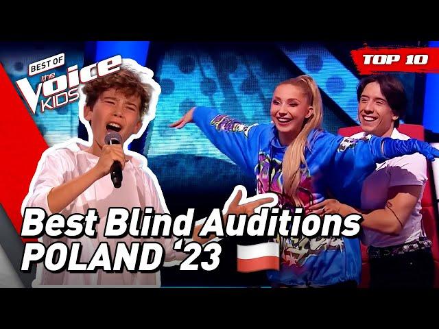 Poland '23: Best Blind Auditions on The Voice Kids | Top 10