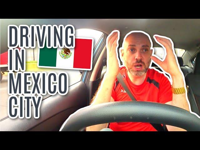 DRIVING in MEXICO CITY OMG  - First Drive