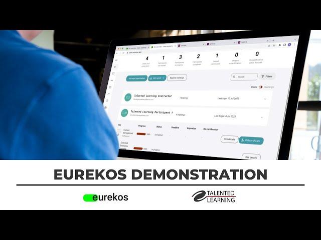 Eurekos - Customer Ed LMS Demo - Talented Learning