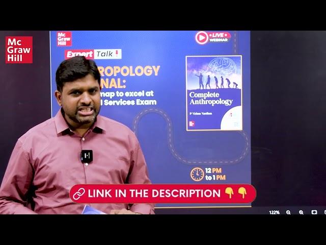 Exclusive Webinar with P. Vishnu Vardhan: Master Anthropology for UPSC