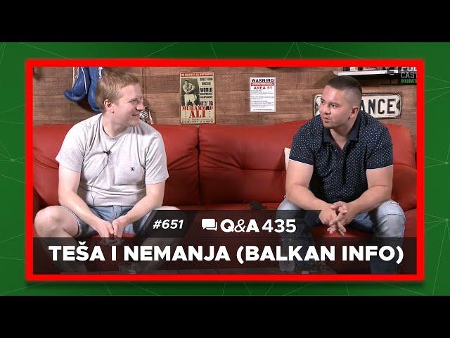 Podcast Inkubator #651 Q&A 435 - Teša i Nemanja (Balkan Info)