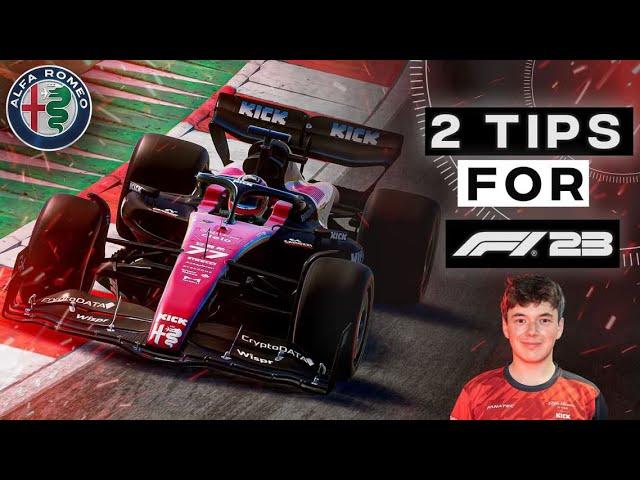 Use these two simple F1 23 tips to be faster! Used by F1 esports world champion