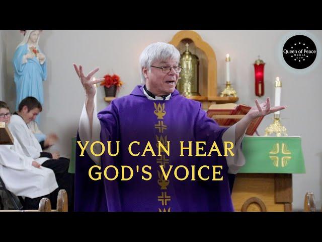 Follow the Voice of God. A rousing talk by Fr. Jim Blount, SOLT.