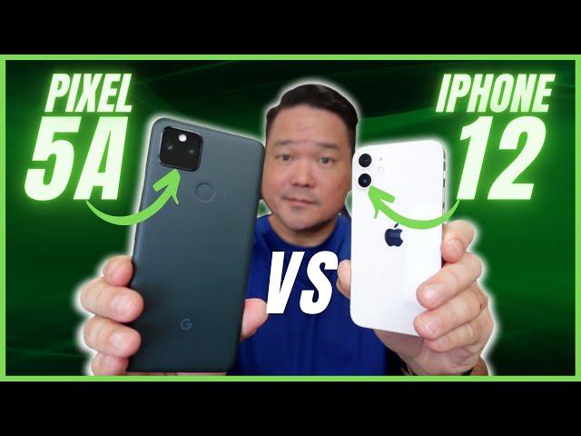 Google Pixel 5a vs iPhone 12 Camera Comparison | Best point-and-shoot?