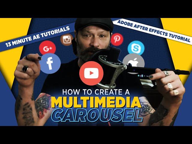 Create a Multi-Media CAROUSEL in After Effects | Tutorial