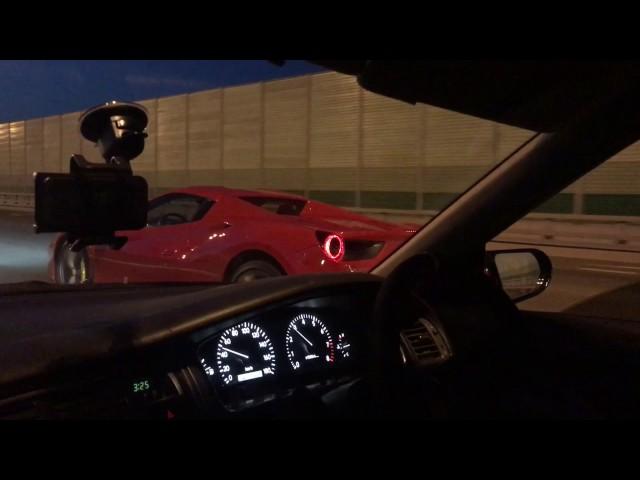 Ferrari 488 spider (670hp) vs mark2 2jz gtx4202