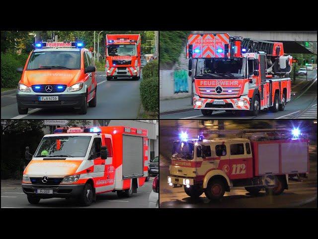 FEUERWEHR FRANKFURT - XL-Zusammenschnitt | Berufs- & Freiwillige Feuerwehr, Sonderfahrzeuge & mehr!