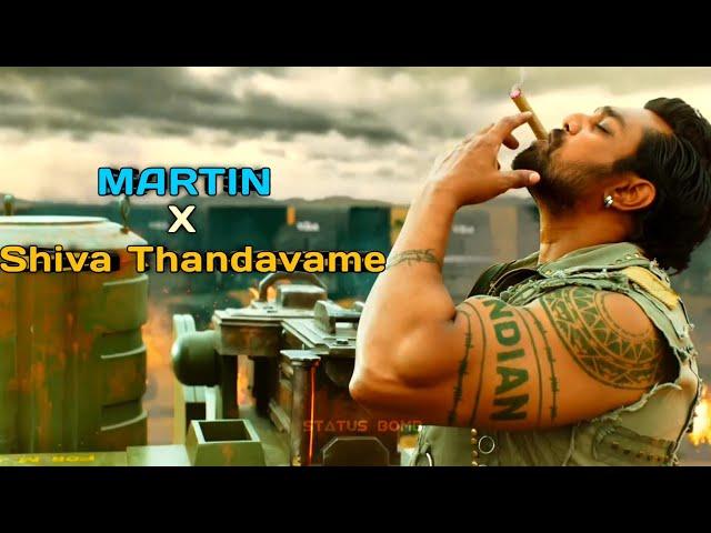 Martin X Shiva Thandavame Bgm WhatsApp Status|Dhruva Sarja|Kannada|Saripodha Sanivaram|Mass Bgm