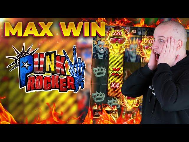 MY FIRST MAX WIN ON PUNK ROCKER 2 FROM NOLIMIT CITY (CRAZY WIN) 