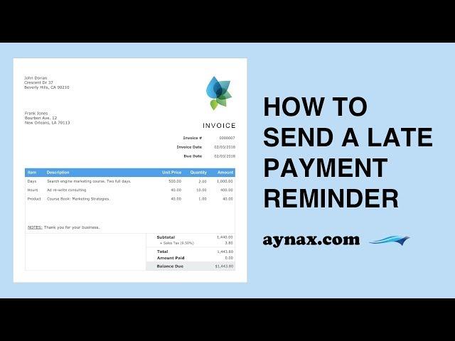 Late Payment Reminder