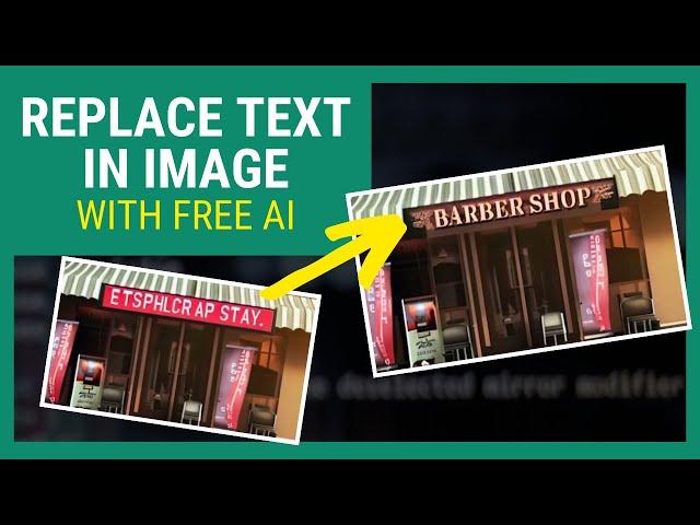 Replace Text In Image With AI