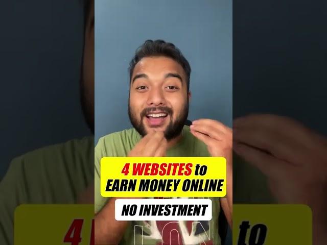 4 Websites to Earn Money Online Without Investment in 2022  Online Paise Kaise Kamaye