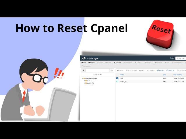 [LIVE] how to reset cpanel to default | Format cPanel completely