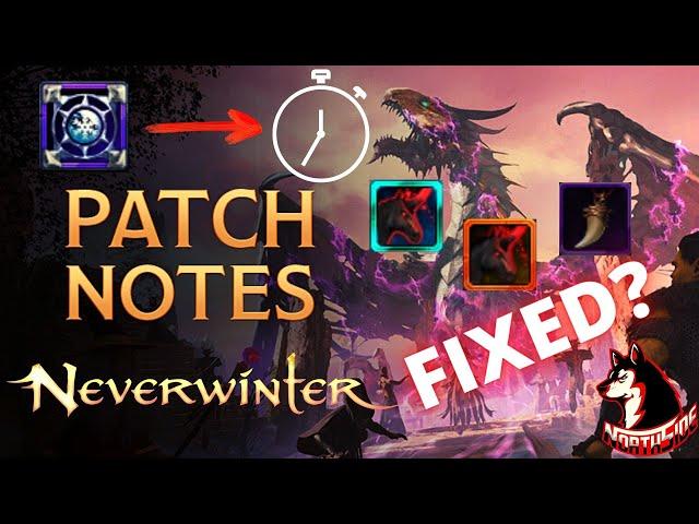 Neverwinter Mod 22 - PATCH NOTES: Overloads R.I.P. HUGE Bard FIXES Live Mount Power Fix Northside