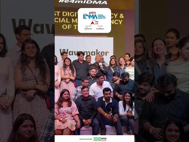 Wavemaker wins ‘Best Digital & Social Media Agency of the Year’ award at #e4mIDMA 2024.