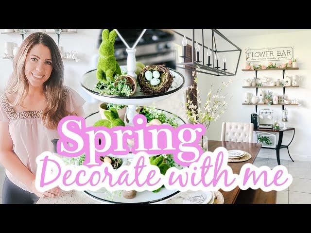 SPRING DECORATE WITH ME 2021 | EASTER DECORATING IDEAS | FARMHOUSE DECOR