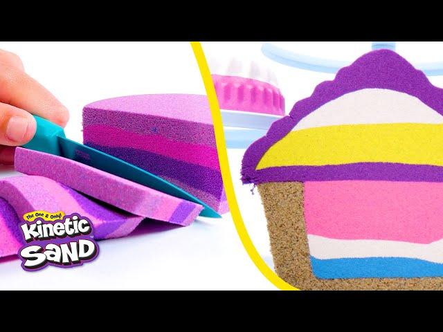 Satisfying Slices  | Creatorverse | Kinetic Sand ASMR Videos for Kids